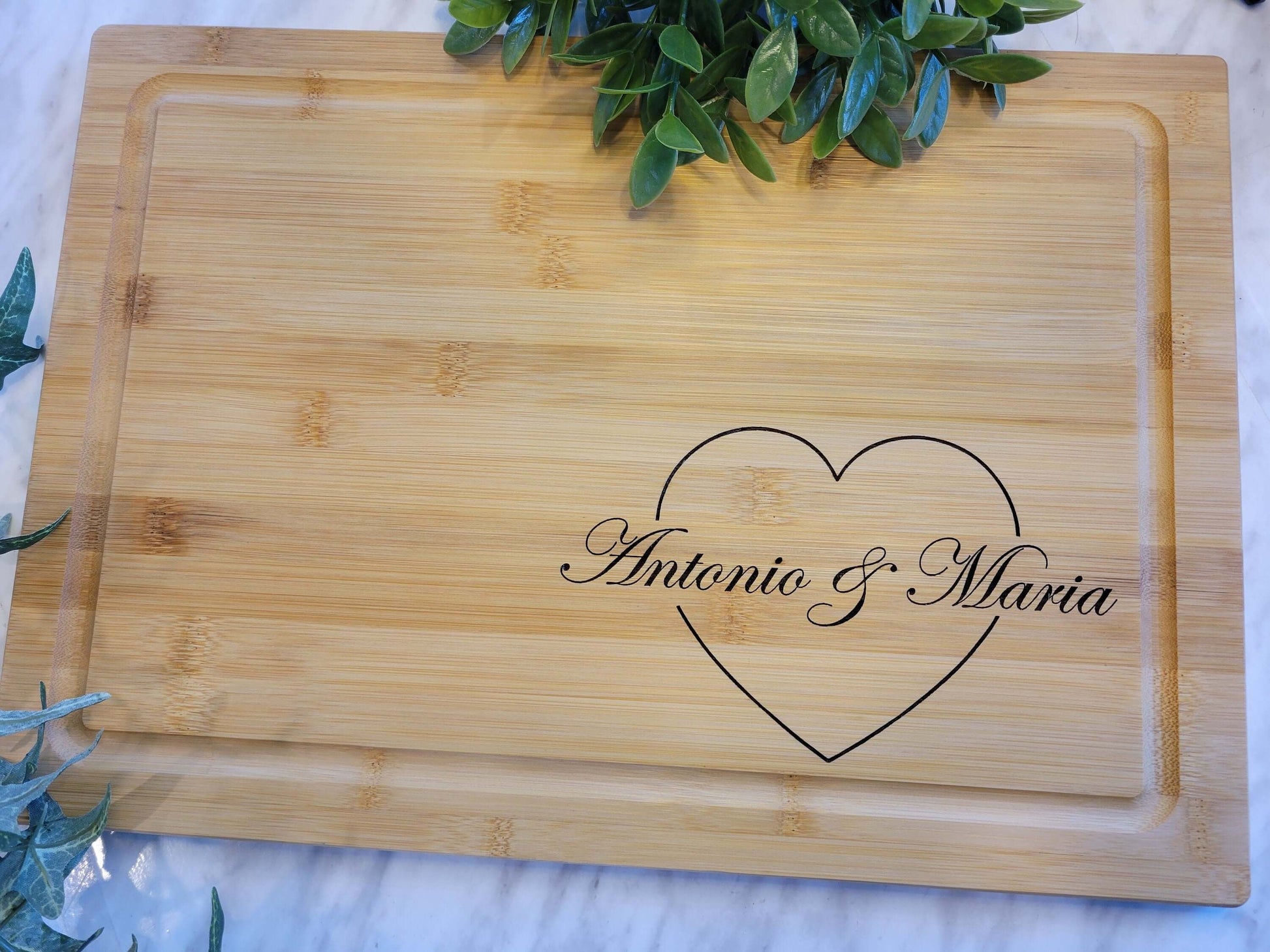 113 - Sweetheart Engraved Wooden Charcuterie | Personalize Engraved Cutting Board | Couple Gifts | Kitchen Decor Gift